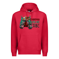 Cardinal Christmas with tribe Premium Hoodie - CowhideDigitalArt