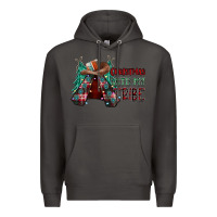 Smoke Christmas with tribe Premium Hoodie - CowhideDigitalArt