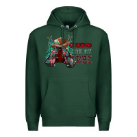 Sports Green Christmas with tribe Premium Hoodie - CowhideDigitalArt
