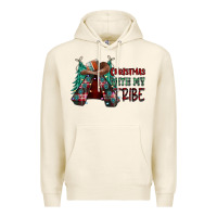 Tofu Christmas with tribe Premium Hoodie - CowhideDigitalArt