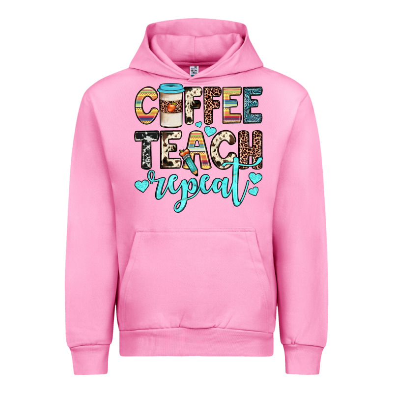 Coffee Teach Repeat Urban Hoodie by JahusDesignShop | Teevron