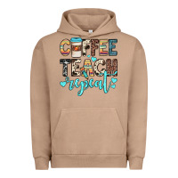 Pigment Burro coffee teach repeat Urban Hoodie - JahusDesignShop