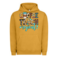 Pigment Peanut Butter coffee teach repeat Urban Hoodie - JahusDesignShop