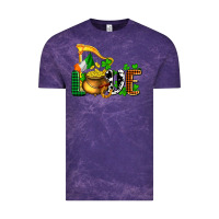 Cloud Purple St. Patrick's Love and golds Vintage Tee - OliviaCreatesArt
