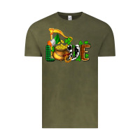 Vintage Olive St. Patrick's Love and golds Vintage Tee - OliviaCreatesArt