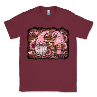 Burgundy valentines day gnomes couple Classic Tee - Jasminsmagicworld