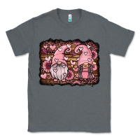 Charcoal Heather valentines day gnomes couple Classic Tee - Jasminsmagicworld