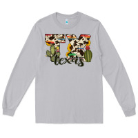 Moon Dust texas state cowhide serape cactus Long Sleeve Tee - RanaPortraitStore