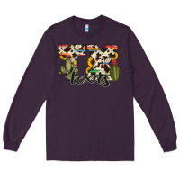 Plum texas state cowhide serape cactus Long Sleeve Tee - RanaPortraitStore