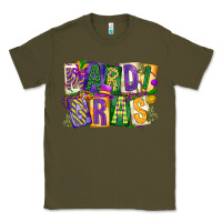 Army Green mardi  gras Classic Tee - CowGirlArtShop
