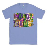 Colony Blue mardi  gras Classic Tee - CowGirlArtShop