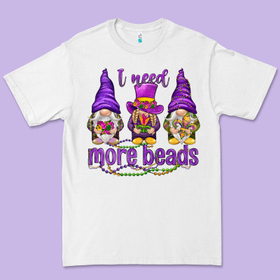 I Need More Beads With Gnomies Premium Tee Designed By Howdyjamesfarm