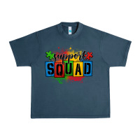 Midnight Navy autism support squad Urban Heavy Tee - OliviaCreatesArt