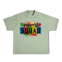 Oil Green autism support squad Urban Heavy Tee - OliviaCreatesArt