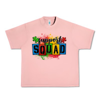 Salmon autism support squad Urban Heavy Tee - OliviaCreatesArt
