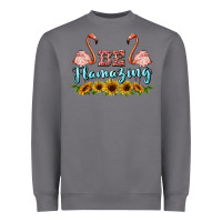 Storm be flamezing flamingo Heavyweight Sweatshirt - BarkalooDesign