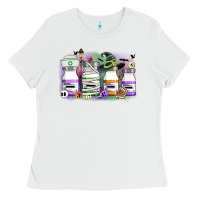 White nurse medicine bottles Ladies Tee - CowGirlArtShop