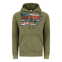 Vintage Olive God Bless America Vintage Hoodie - FaDigitalArtStudio
