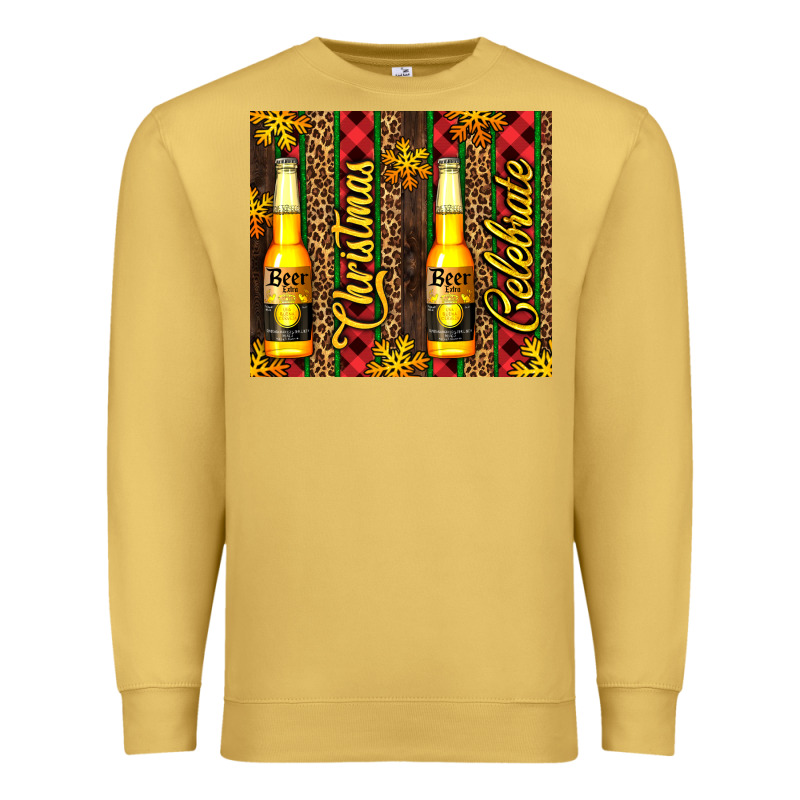 Beer Bottle For Christmas Premium Sweatshirt by AdoDesignShop | Teevron