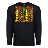 Black beer bottle for christmas Premium Sweatshirt - AdoDesignShop