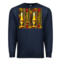 Navy beer bottle for christmas Premium Sweatshirt - AdoDesignShop