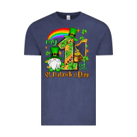 Vintage Denim St. Patrick's My 1st St. Patrick's Day Vintage Tee - OliviaCreatesArt