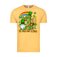 Vintage Mustard St. Patrick's My 1st St. Patrick's Day Vintage Tee - OliviaCreatesArt