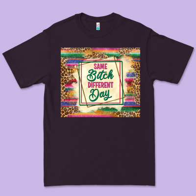 Same Bitch Different Day Premium Tee Designed By Tumblerdesignbyshophia