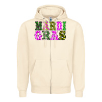 Sandshell mardi gras Zipper Hoodie - BarkalooDesign