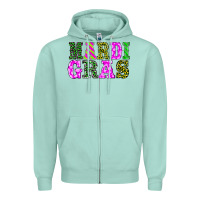 Mardi Gras Zipper Hoodie | Teevron