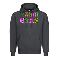 Smoke mardi gras Zipper Hoodie - BarkalooDesign
