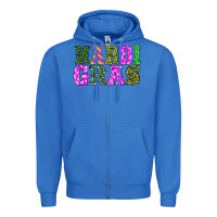True Royal mardi gras Zipper Hoodie - BarkalooDesign