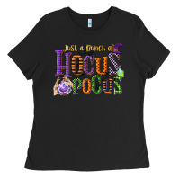 Black just a bunch of hocus pocus Ladies Tee - CowGirlArtShop