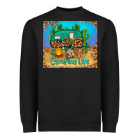 Black camping life tumbler Heavyweight Sweatshirt - BarkalooDesign