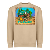 Mushroom camping life tumbler Heavyweight Sweatshirt - BarkalooDesign