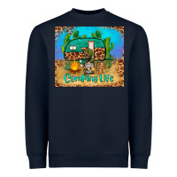 Navy camping life tumbler Heavyweight Sweatshirt - BarkalooDesign