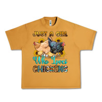 Peanut Butter just a girl who loves chickens Urban Heavy Tee - OliviaCreatesArt
