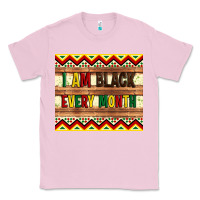 Bubblegum Pink i am black every month Classic Tee - Artiststas