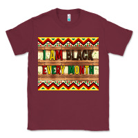 Burgundy i am black every month Classic Tee - Artiststas