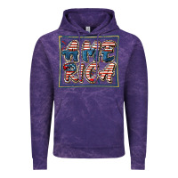 Cloud Purple America Vintage Hoodie - FaDigitalArtStudio