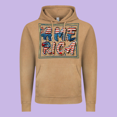 America Vintage Hoodie Designed By Fadigitalartstudio