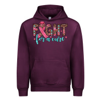 Mauve Wine fight for a cure Urban Hoodie - JahusDesignShop