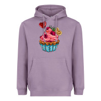 Lavender valentines day cupcake Heavyweight Hoodie - AdoDesignShop