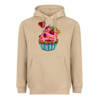 Mushroom valentines day cupcake Heavyweight Hoodie - AdoDesignShop