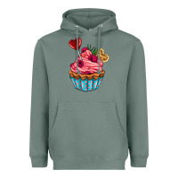 Sage valentines day cupcake Heavyweight Hoodie - AdoDesignShop