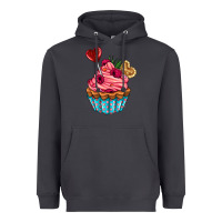 Smoke valentines day cupcake Heavyweight Hoodie - AdoDesignShop