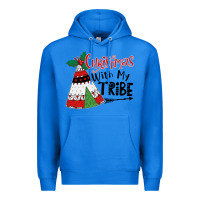 True Royal Christmas with my tribe boho Premium Hoodie - CowhideDigitalArt