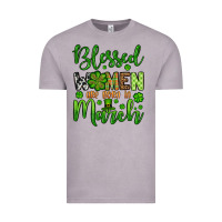 Vintage Zinc St. Patrick's Blessed women are born in March Vintage Tee - OliviaCreatesArt