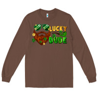Chestnut lucky dude saint patricks bearded man Long Sleeve Tee - FaDigitalArtStudio