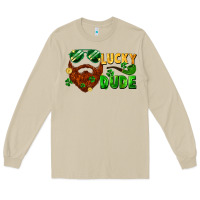 Mushroom lucky dude saint patricks bearded man Long Sleeve Tee - FaDigitalArtStudio